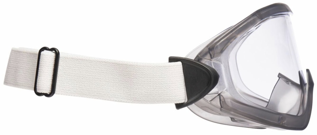 3M™ 2890SA, Klar, AF/UV, 2C-1.2 3M 1 FT N, Gasdichte Vollsichtbrille aus Acetat