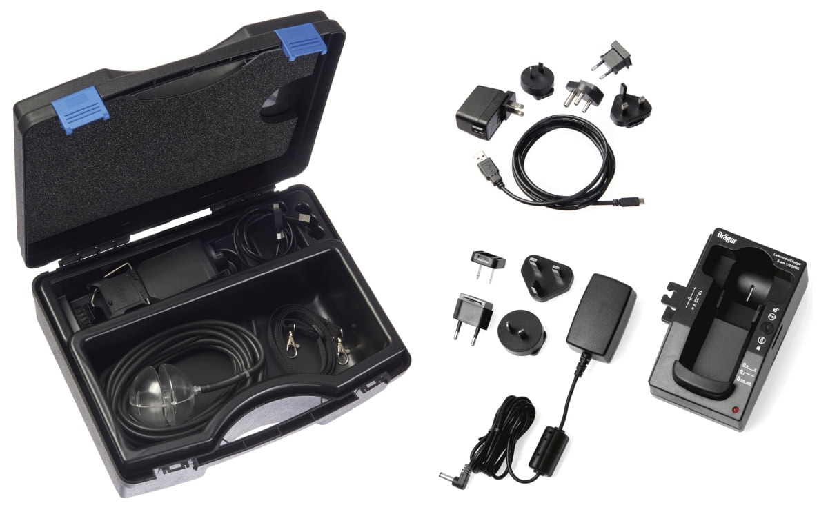Dräger® X-am® 5X00 Abwasser Zubehör 3742458, X-am® Pumpe inkl. Koffer, Tragegurt, Schwimmersonde, 5 m FKM Schlauch & Ladegeräte, Zur Fernprobenahme von Gasen, Für Dräger® X-am® 5000 / 5600 / 5800