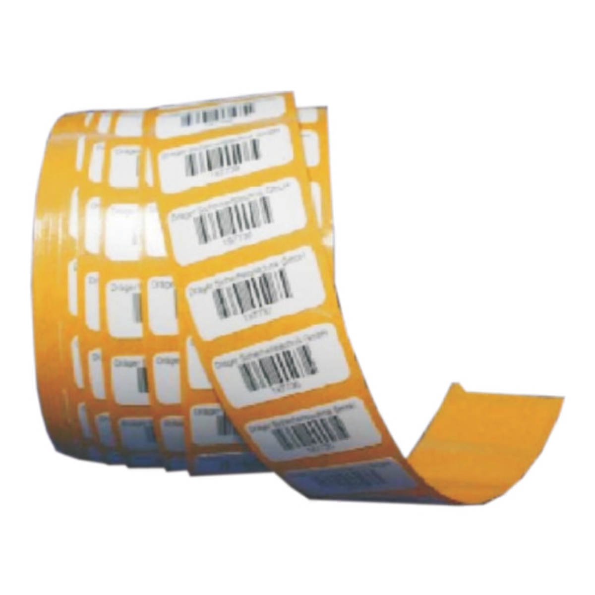 Dräger® Barcode Etiketten AG02550, Innen, 22 x 8 mm, 500 Stück pro Rolle, Für Dräger® Barcodescanner & Inventarisierung