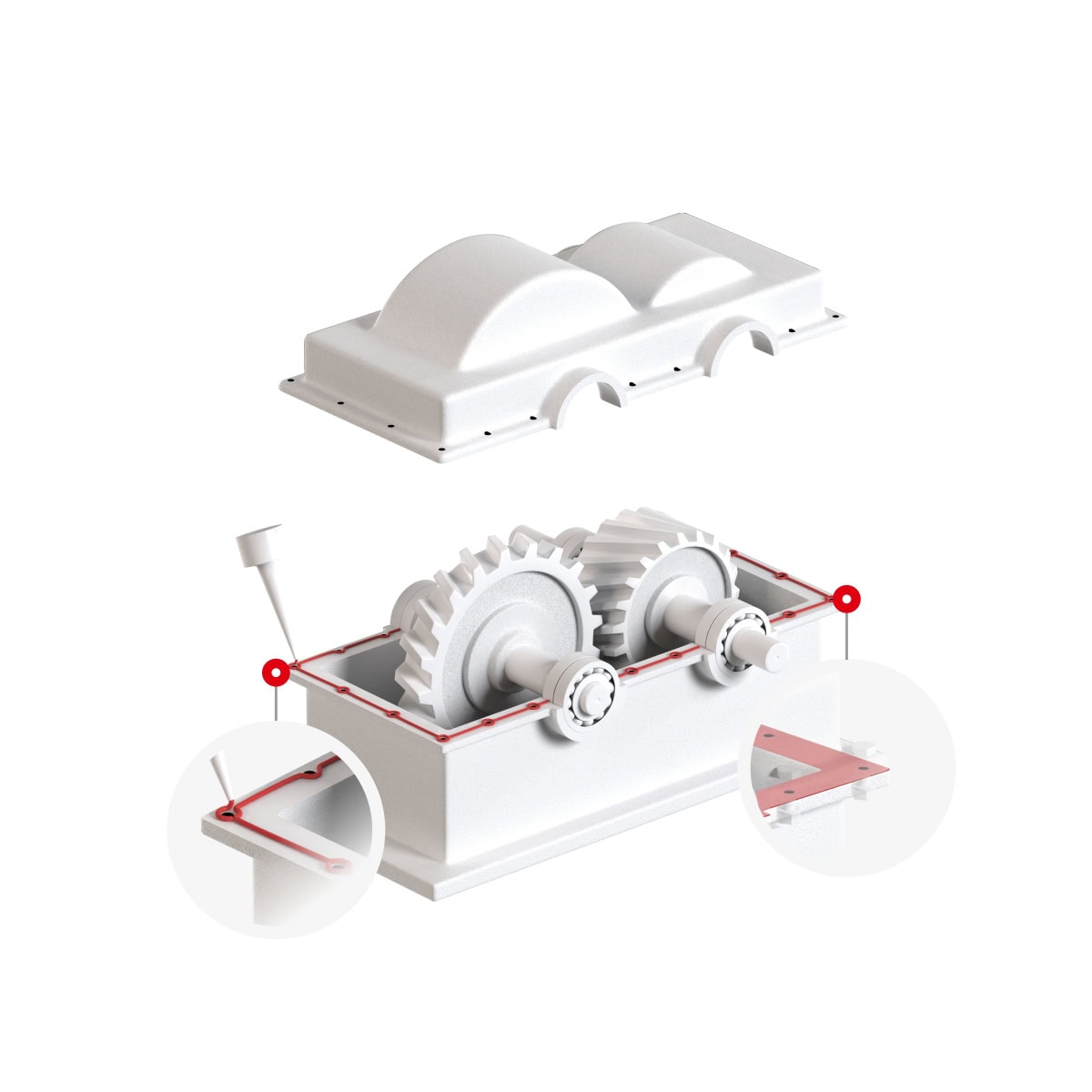 Henkel™ Loctite® SI 5248™ UV Silikon Klebstoff, 300 ml, strohfarben, 92337, nach ISO 10993 getestet Für Glas, Keramik und Metalle