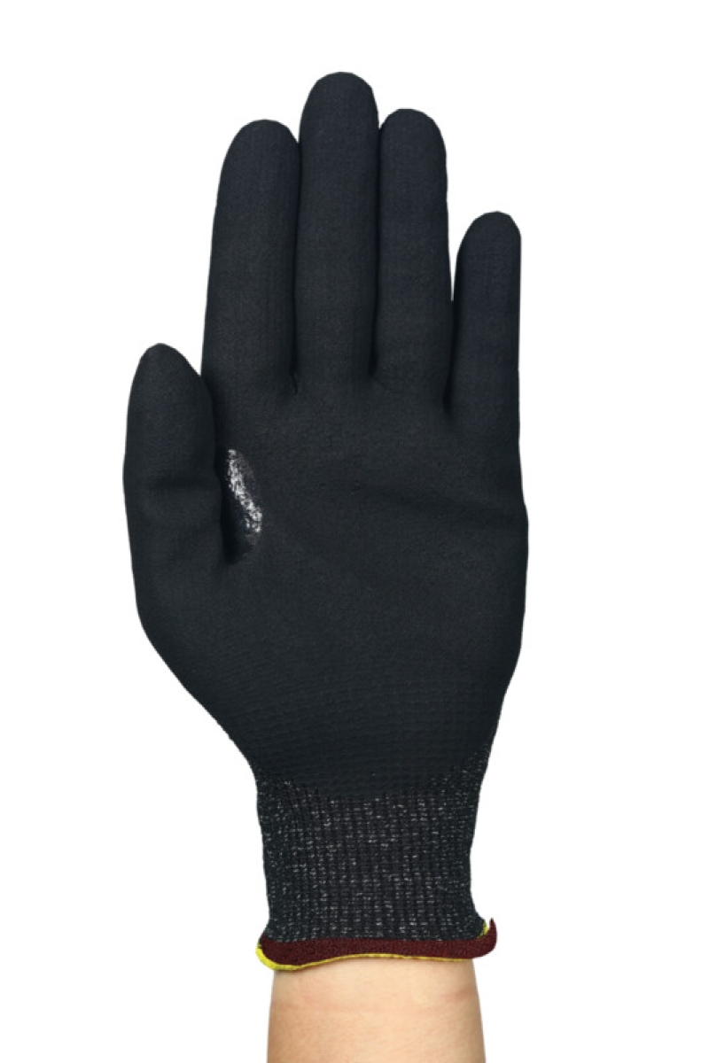Ansell Hyflex™ 11-591 Schnittschutzhandschuh 11591060, Für extreme Schnittgefahren, Größe 6, Schwarz, 215-280 mm lang, Mit FORTIX™ Technologie und 20% leichter