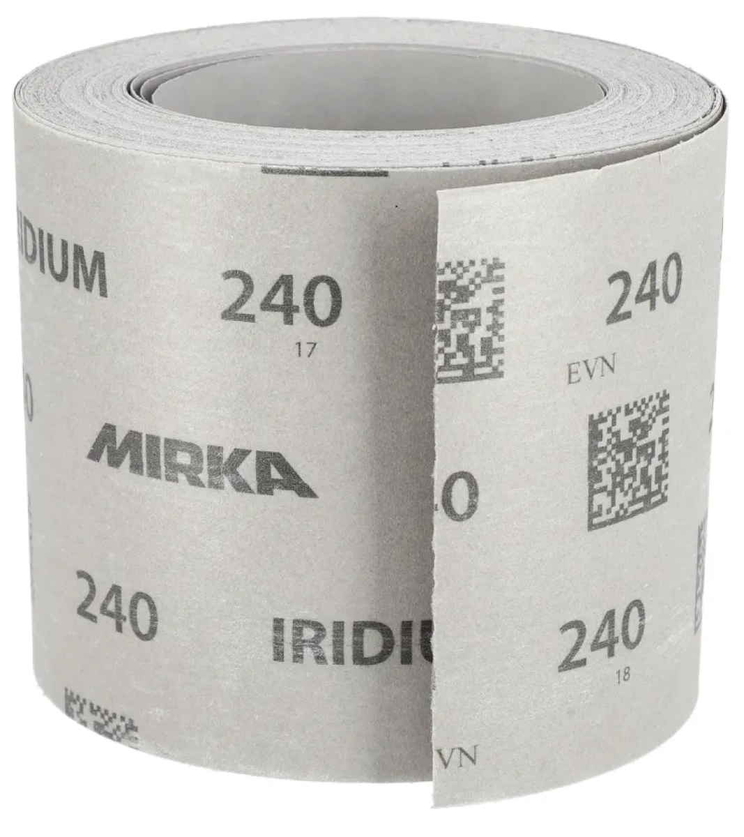 Mirka® Iridium® HS Schleifrolle 245BY00160, 115 mm x 25 m, P60, Kletthaftend, Mit Keramik- und Aluminiumkorn