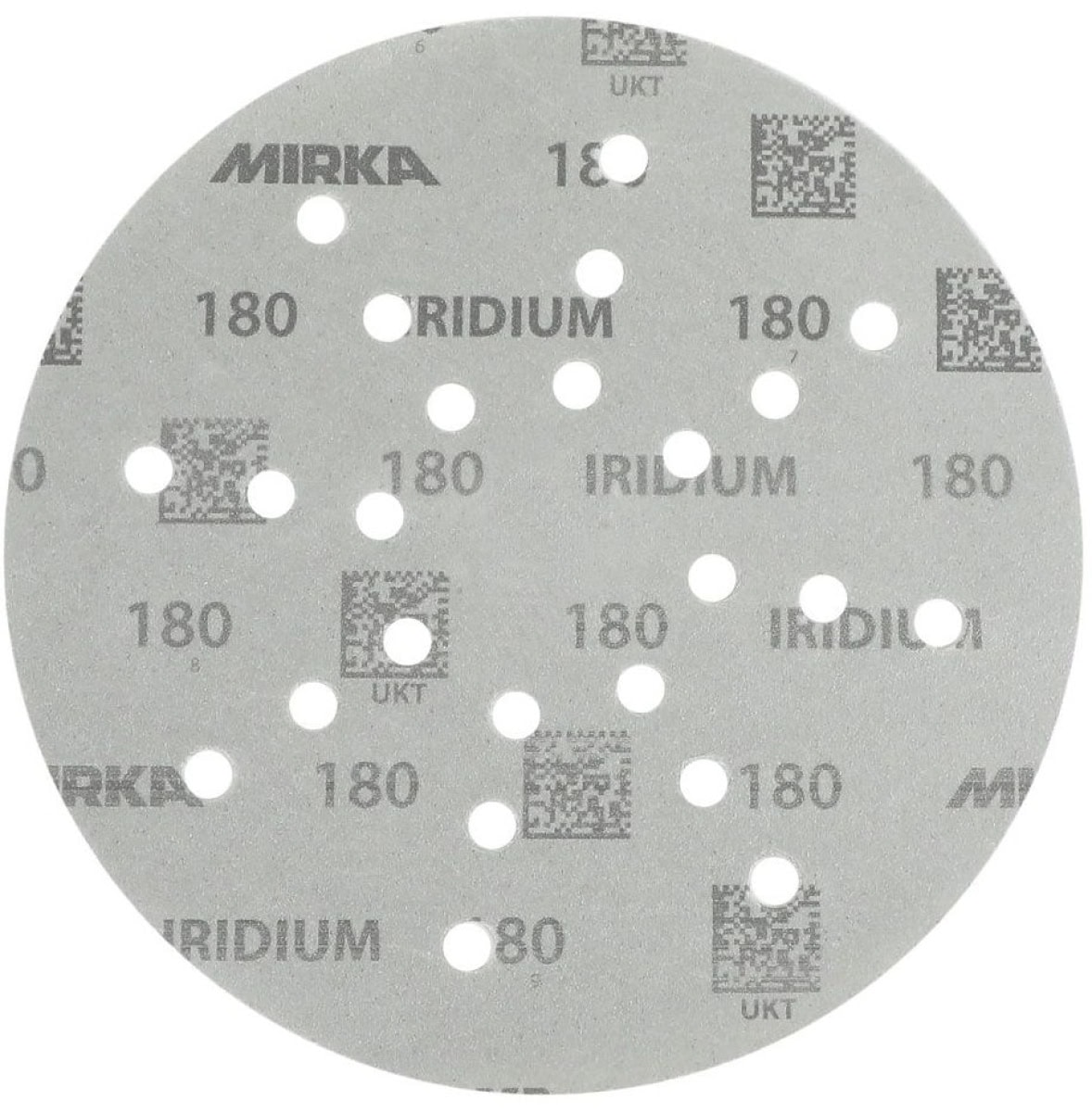 Mirka® Iridium® 2468002532, Ø 225 mm, P320, Multilochung, Kletthaftend, Schleifscheibe mit Keramik- und Aluminiumkorn