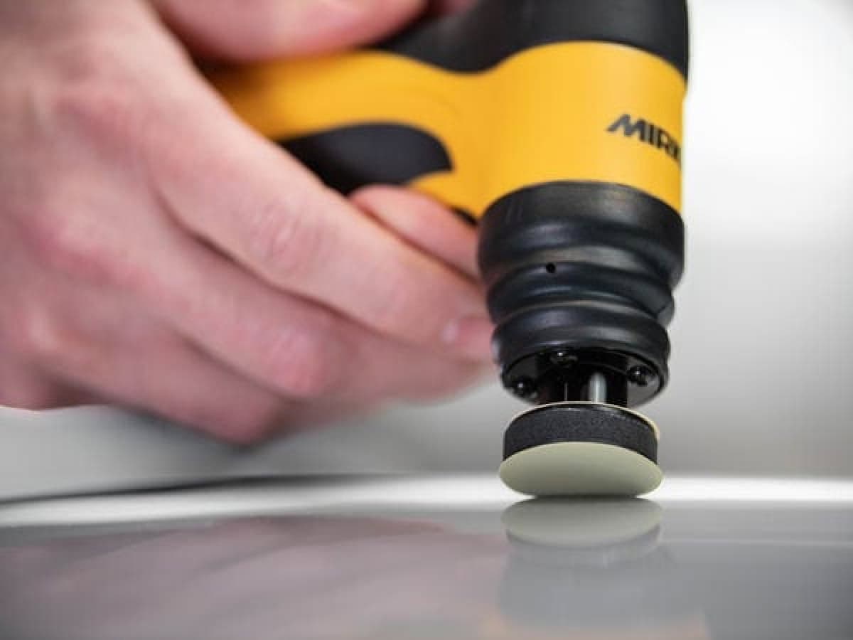 Mirka® Iridium SR 2468900196, Ø 33/36 mm, P5000, S, Grün, Kletthaftend, Polyesterfilm, Schleifblüten mit Siliziumkarbidkorn, Für Finisharbeiten