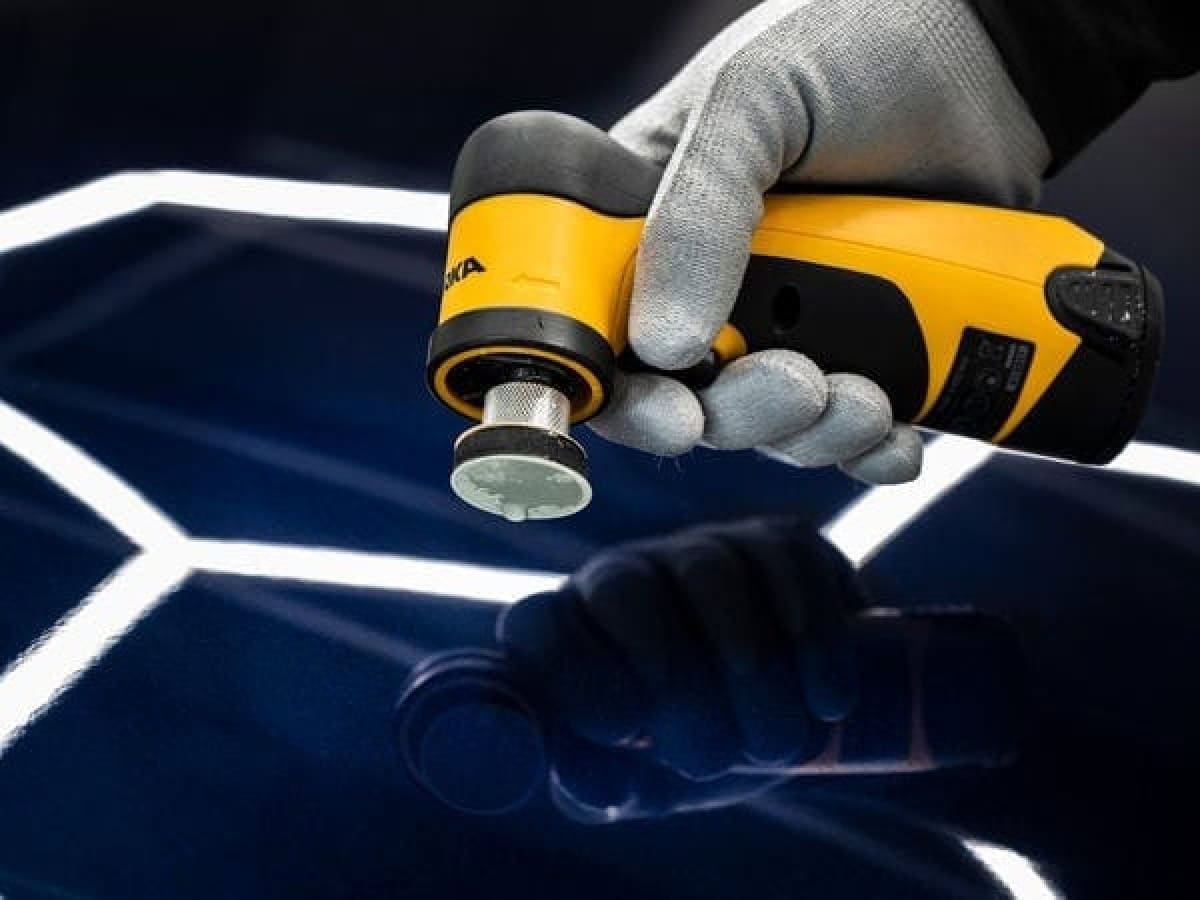 Mirka® Iridium SR 246AA00196, Ø 22 mm, P5000, S, Grün, Kletthaftend, Polyesterfilm, Schleifblüten mit Siliziumkarbidkorn, Für Finisharbeiten