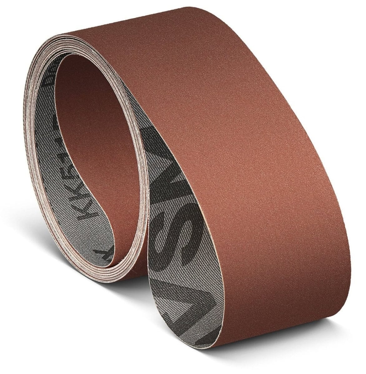 VSM ALUMINIUMOXID KK511F 792905, 50 mm x 3500 mm, A, P600, F-Baumwolle, Ausführung (E07), Rot-braun, Schmalband mit Aluminium, Für Edelstahl und NE-Metalle