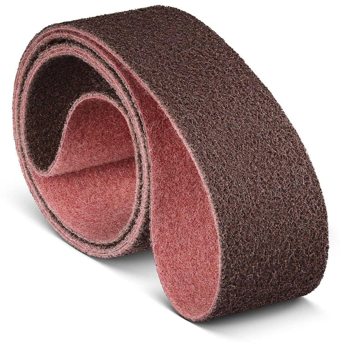 VSM SCHLEIFVLIES KV707X 752378, 150 mm x 2500 mm, Mittel, A, P180, E-Papier, Ausführung (E07), Rot, Schmalband mit Aluminium Für NE-Metalle und Lacke
