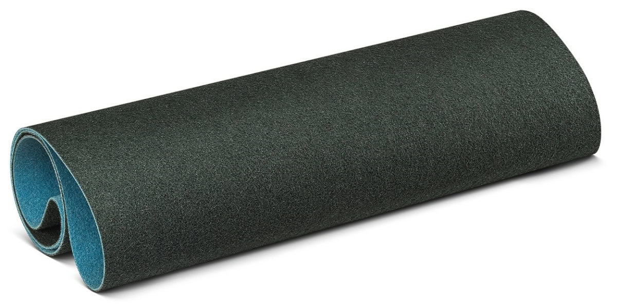 VSM SCHLEIFVLIES KV707X 761740, 930 mm x 1900 mm, Ultra fein, S, P400, X-Polyester, Ausführung (E07), Grau, Breitschleifband mit Siliziumkarbid, Für NE-Metalle und Lacke