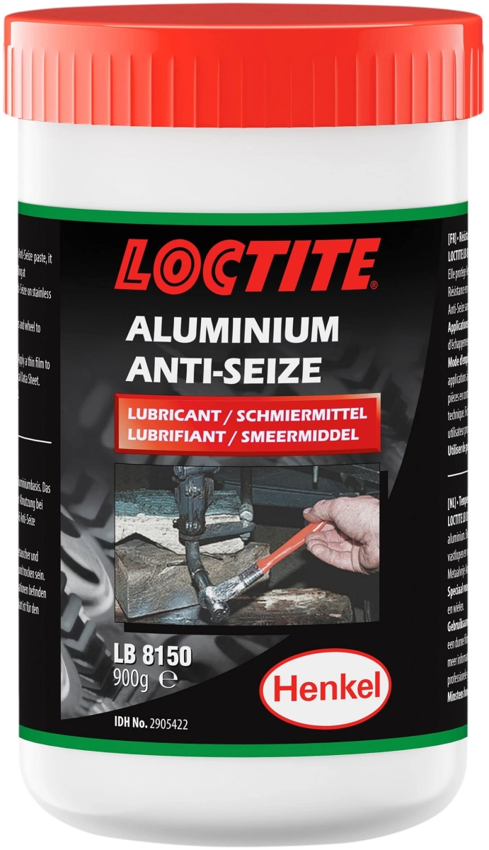 Henkel™ Loctite® LB 8150 Anti-Seize Schmiestoff, 900 g, Silber, 2905422, Für extreme Temperaturen
