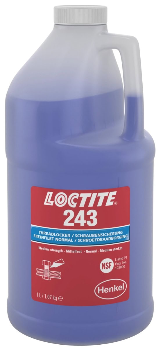 Henkel™ Loctite® 243 Schraubensicherung, 1 L, Blau, 1335903, Universell einsetzbar