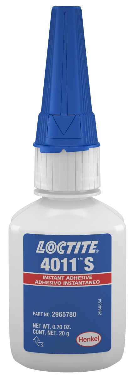 Henkel™ Loctite® 4011 S Sofortklebstoff, 20 g, Transparent bis Stohfarben, 3054002,  nach ISO 10993 getestet, schnelle Fixierzeit, Für schwer zu verklebende Materialien