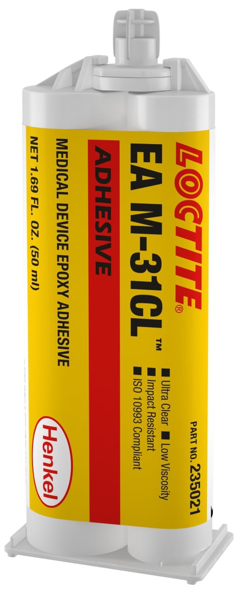 Henkel™ Loctite® EA M-31CL Epoxid Strukturklebstoff, 50 ml, Hochtransparent, 2:1, 2K, 3031812, Mit Medizinfreigabe, klebt die meisten Materialien, exzellente Schlagfestigkeit
