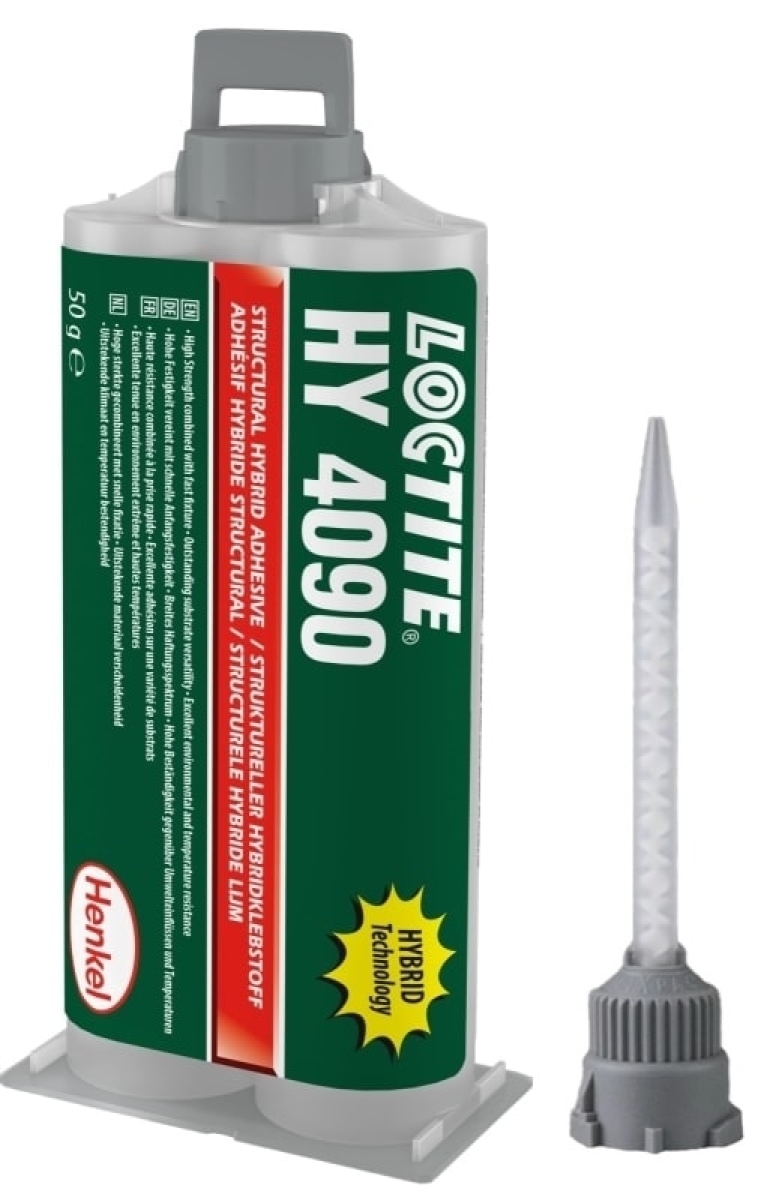Henkel™ Loctite® HY 4090 Hybridklebstoff auf Cyanacrylatbasis, 50 g, Weiß, Fest, 2K, 1:1, Hohe Temperaturbeständigkeit