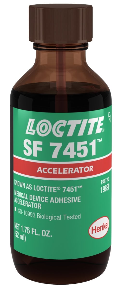 Henkel Loctite® SF 7451 Cyanacrylat Aktivator, 50 g, Transparent bis Bernsteinfarben, 110330,  Zur schnelleren Aushärtung von Cyanacrylaten auf Reinraum Niveau