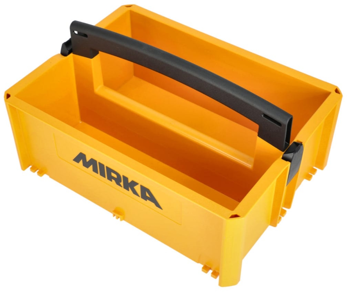 Mirka® Toolbox / Systainer MIN6532111, Klein, 400 x 300 x 158 mm, Gelb, Zum Aufbewahren von Werkzeugen & Zubehör für Schleif- & Polieranwendungen