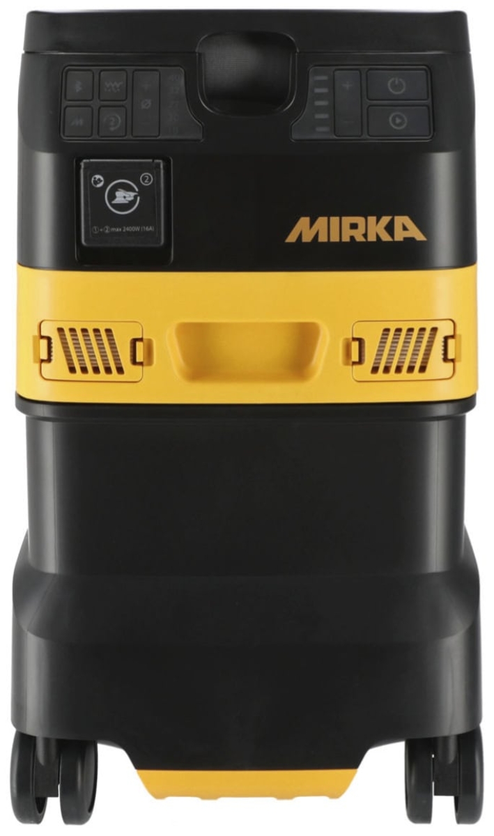 Mirka® DEXOS 1230 M AFC Industrie Staubsauger MIX12301220, Ohne Schlauch, 30 Liter, Nass & Trocken, 1,63 PS / 1200 Watt, 4.200 L/.Min., Staubklasse M, Anti Statisch (ESD), Automatische Filterreinigung, Auto Start, Für staubfreies Schleifen & Arbeiten