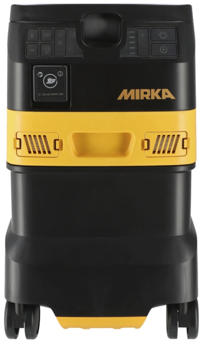Mirka® DEXOS 1230 M AFC Industrie Staubsauger MIX12301221, Mit Schlauch, 30 Liter, Nass & Trocken, 1,63 PS / 1200 Watt, 4.200 L/.Min., Staubklasse M, Anti Statisch (ESD), Automatische Filterreinigung, Auto Start, Für staubfreies Schleifen & Arbeiten