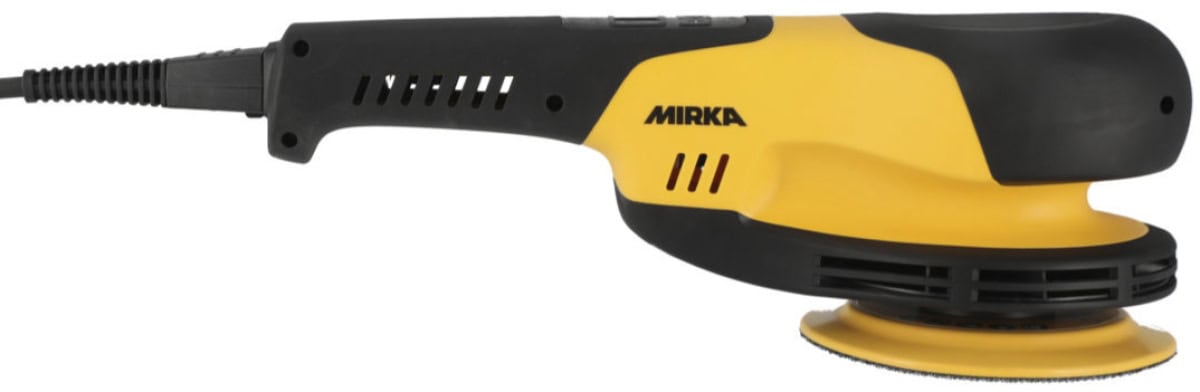 Mirka® POLAROS RP 600 Rotations Poliermaschine MRP6002100, Mit Case, Ø 150 mm, 0 mm Schleifhub, M4 Gewinde, Ohne Absaugung, 1 PS / 750 Watt, Für professionelle Polierarbeiten