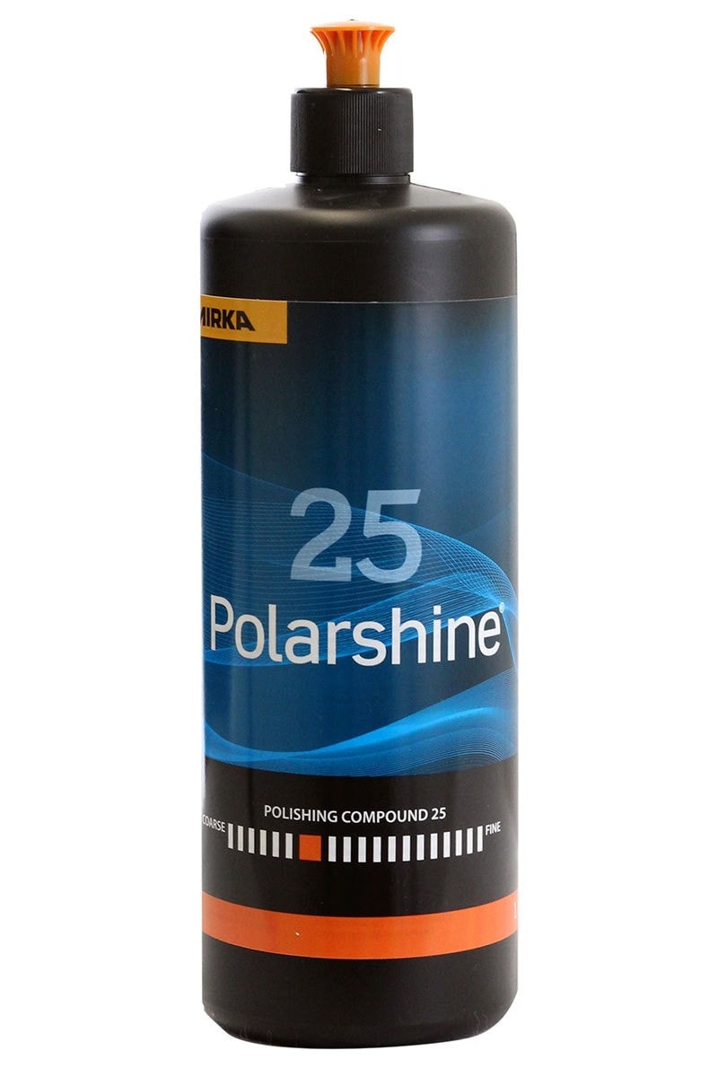 Mirka® Polarshine 25 7992710111, 1 Liter, Grobe Politur zum Entfernen grober Schleifriefen