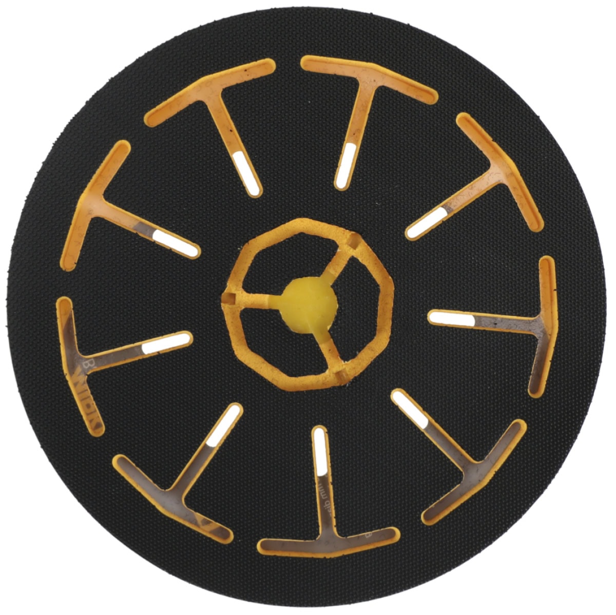 Mirka® 8292607011, Ø 150 mm, 5/16" Gewinde, Medium, 12T Löcher, Kletthaftend, inkl. 1x Schutzauflage, Multifit® Schleifteller für Lochsysteme: Multilochung und Gitternetzscheiben