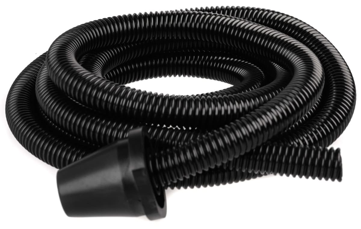 Mirka® Absaugschlauch mit konischem Adapter 8391112011, Ø 20 mm x 4 m, Schwarz, Zum Anschluss von Mirka® Handblöcken an alle Industriesauger