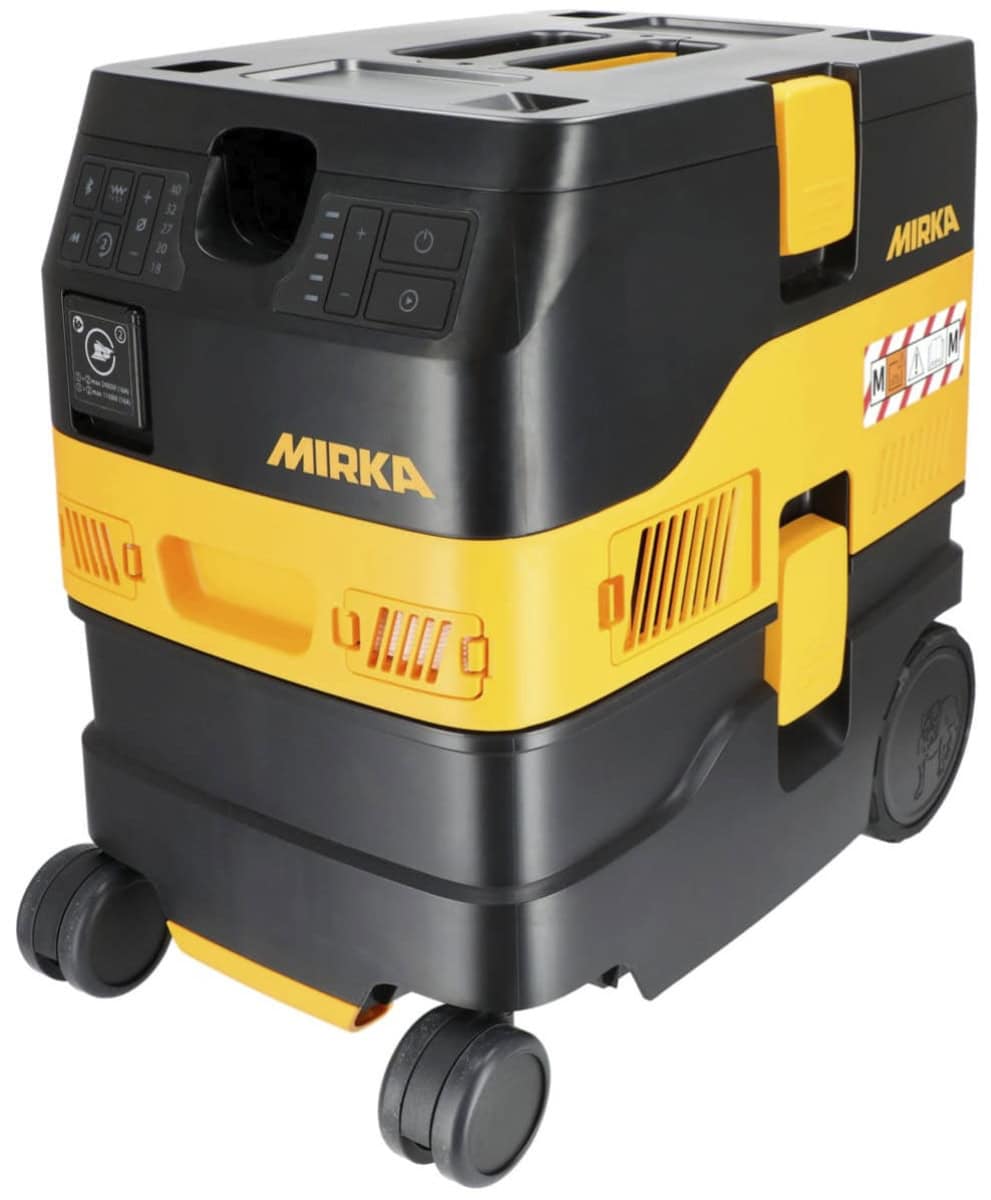 Mirka® LEROS 950CV + DEXOS Wand & Deckenschliff Starter Kit KIT2553CDMDE, Schleifer: Ø 225 mm, 5 mm Schleifhub, Zentralabsaugung, Für absolute Perfektion mit geringsten Aufwand