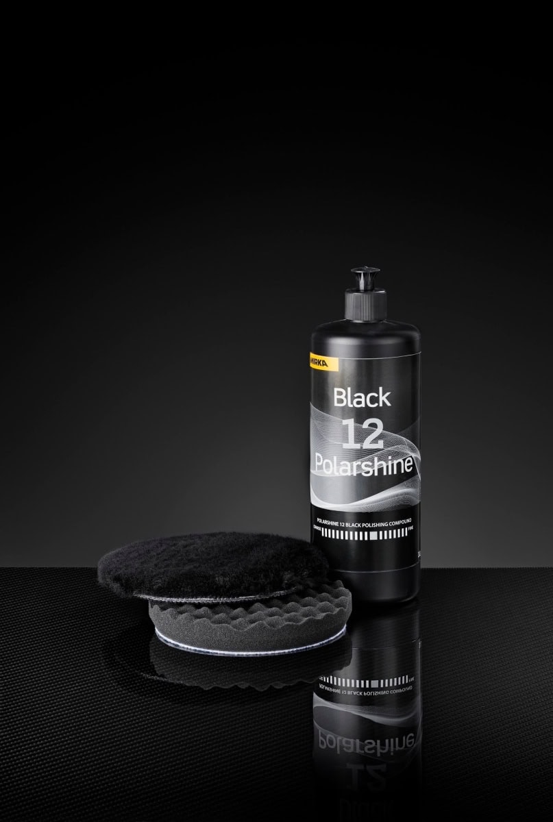 Mirka® Polarshine 12 Black 7991200511B, 5 Liter, Mittelgrobe Politur für Kratzer speziell auf dunklen Oberflächen
