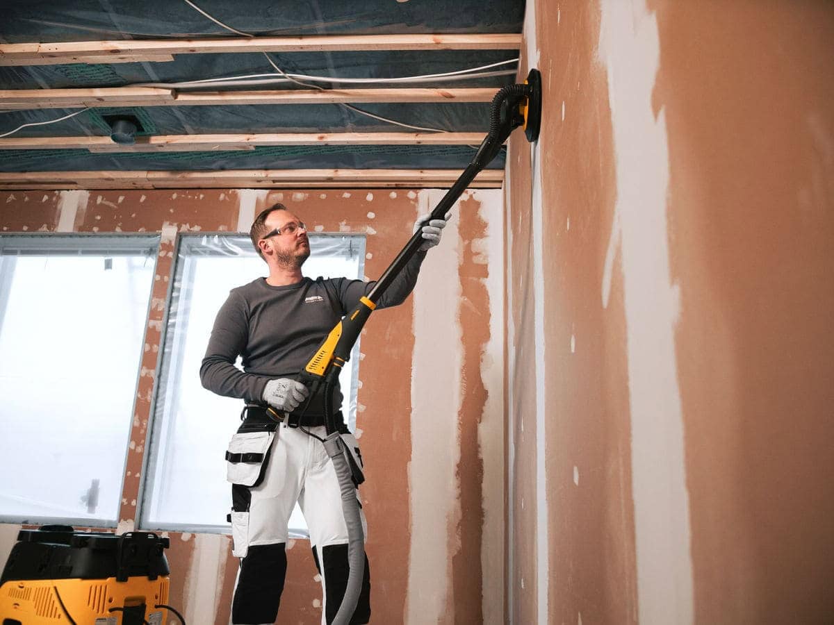 Mirka® LEROS 950CV + DEXOS Wand & Deckenschliff Starter Kit KIT2553CDMDE, Schleifer: Ø 225 mm, 5 mm Schleifhub, Zentralabsaugung, Für absolute Perfektion mit geringsten Aufwand