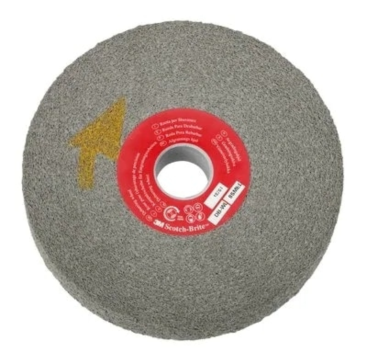 3M™ Scotch-Brite™ DB-WL 18768, Ø 152 mm x 25 mm, ø 25 mm, Härte 7, P600 - 1200, S, Fine, 6.000 U./Min., Kompaktscheibe, Für Entgratungs- und Finisharbeiten