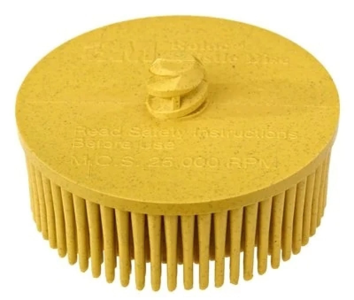 3M™ Scotch-Brite™ Roloc™ RD-ZB 22928, Ø 25 mm, P80, Gelb, 30.000 U./Min., Bristle Disc, Für Reinigungs- und Entgratungsarbeiten