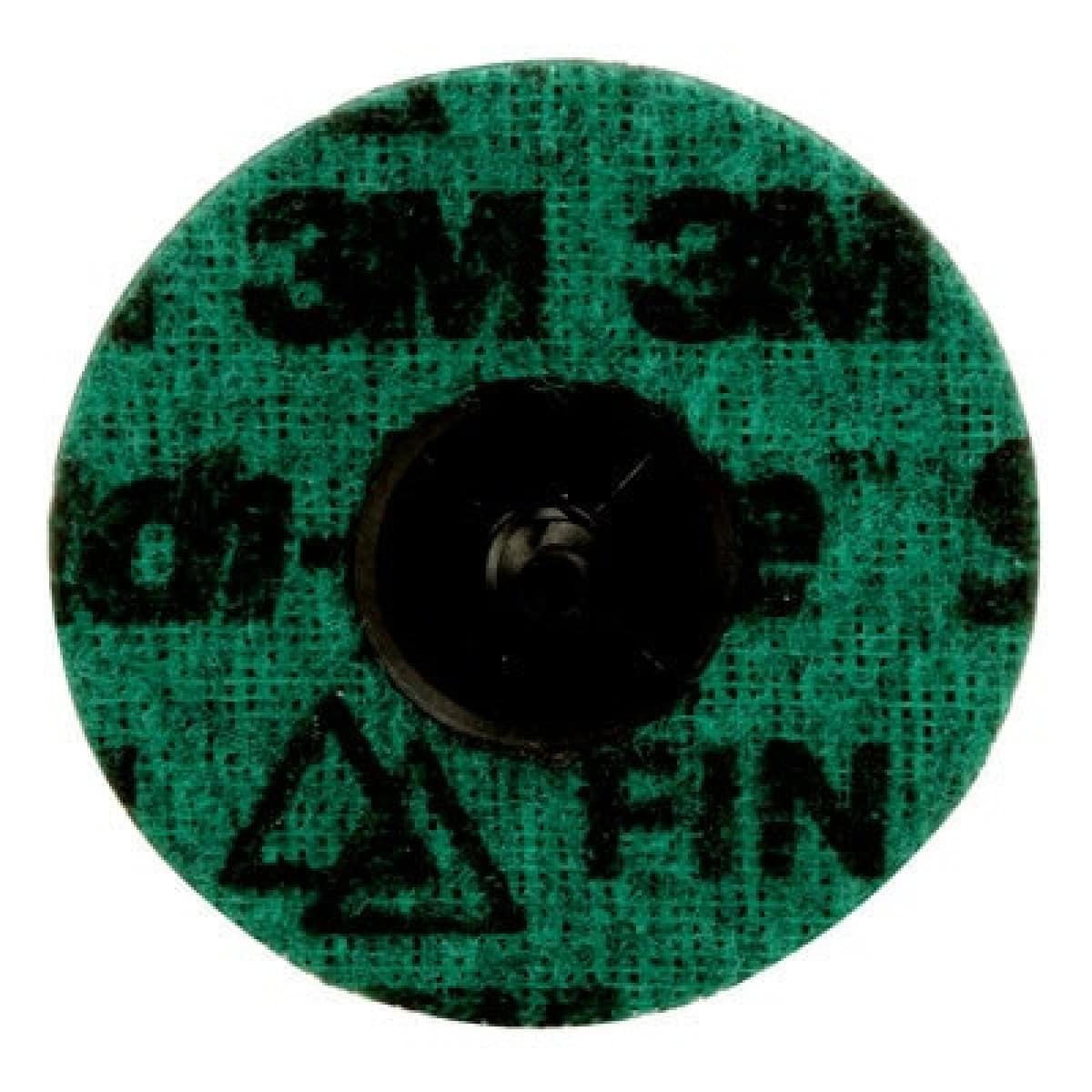 3M™ Scotch-Brite™ Roloc™ PN-DR PNDR4159, Ø 25 mm, K, Fine, Grün, 30.000 U./Min., Präzisions-Vliesscheibe ohne Zentrierloch, Für Abtrags- und Finisharbeiten