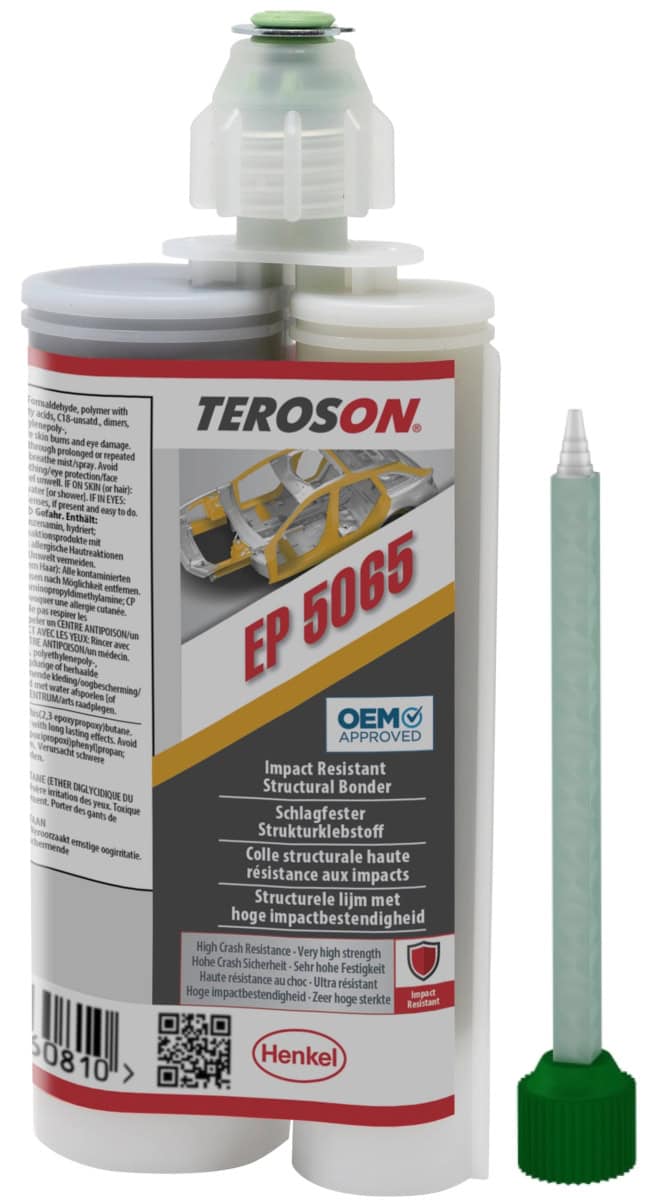 Henkel™ Teroson® EP 5065 Epoxid Strukturklebstoff, 200 ml, Schwarz, 2:1, Fest, 2K, 1972484, Für hohe Anforderungen an das Crashverhalten