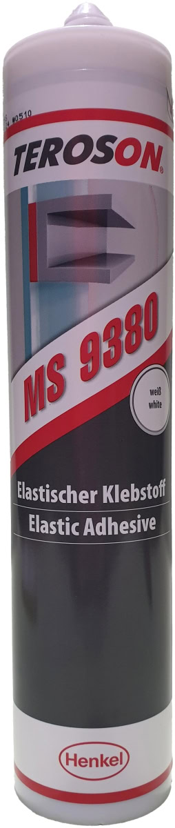 Henkel™ Teroson® MS 9380 Silanmodifizierter Polymer Klebstoffstoff, 290 ml, Weiß, 1K, 2969058, Für elastische Verklebungen