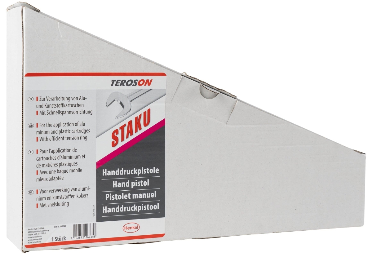 Henkel™ Teroson® ET  STAKU Handauftragsgerät, 1K, 142240, Für 290 ml, 300 ml und 310 ml Kunsstoff- und Aluminimum Kartuschen