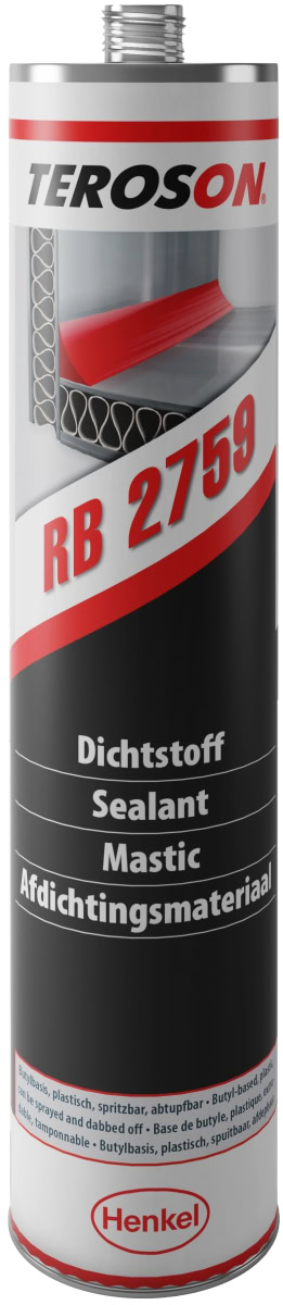 Henkel™ Teroson® RB 2759 Montagedichtstoff , 310 ml, Grau, Pastös, 715637, Für verschiedene Untergründe für automatisierte Auftragung