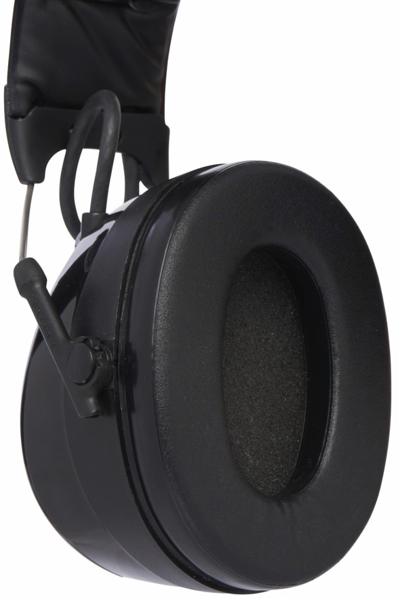 3M™ PELTOR™ WorkTunes™ Pro FM Radio HRXS220A, SNR = 32 dB, Schwarz, Kapselgehörschutz Radio mit Kopfbügel