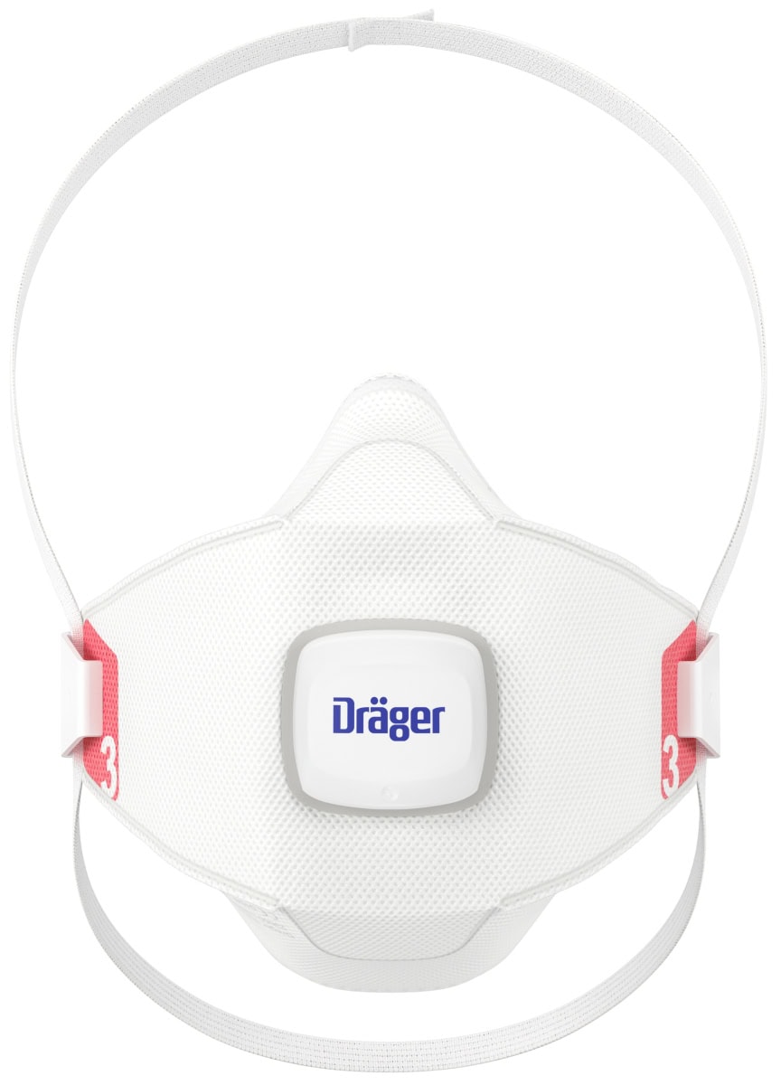 Dräger® X-plore® Atemschutzmaske / Partikelmaske 1930V FFP3 NR D 3951936, Größe S, Ideal für Brillenträger, Hygienisch einzelverpackt, Wirksamer Schutz gegen Stäube und Partikel bei hohem Tragekomfort