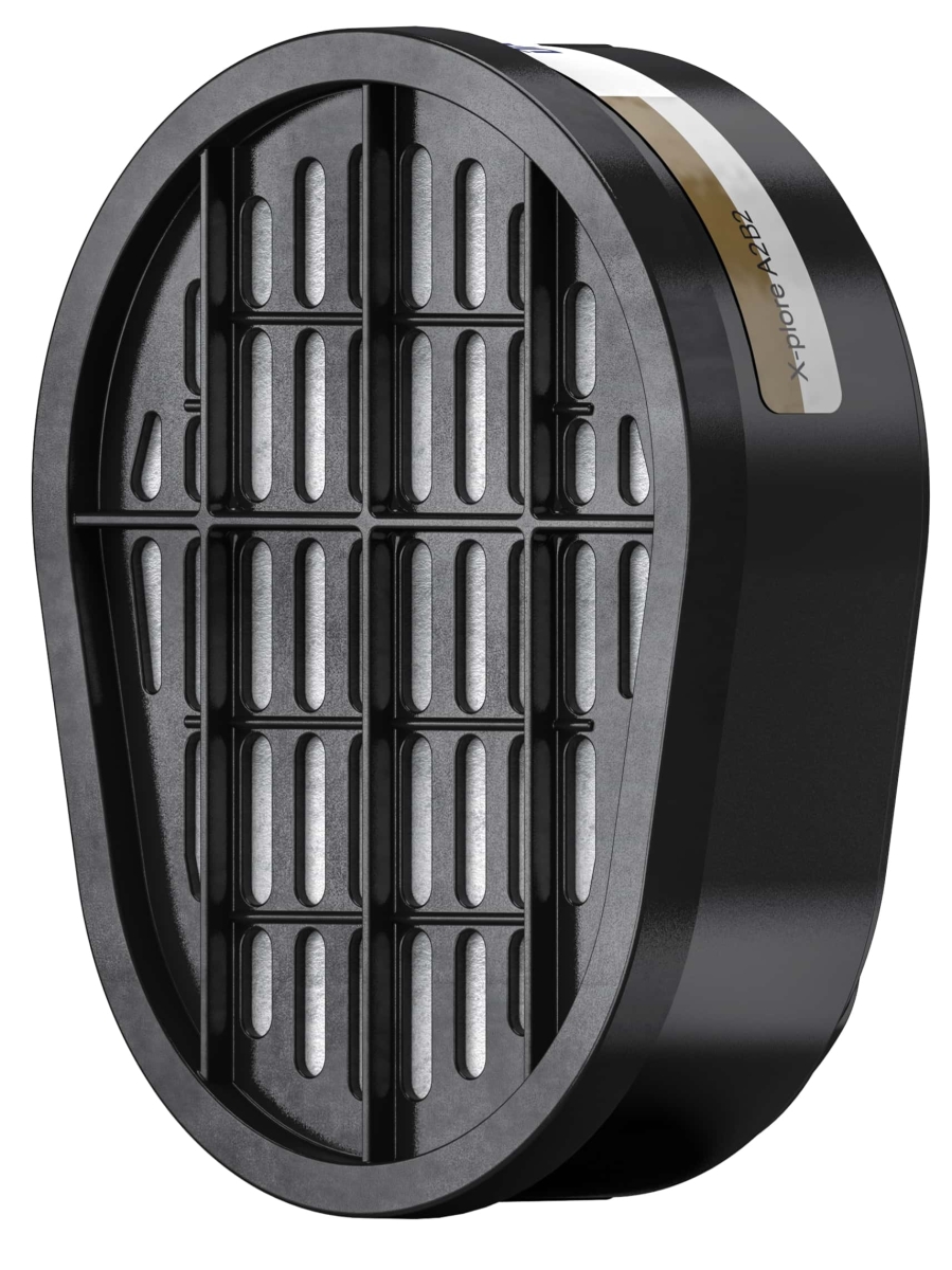 Dräger® X-plore® Gasfilter 6738775, A2B2 R, Dräger® Bajonett-Klick Anschluss, Gasfilter gegen organische, anorganische Gase & Dämpfe