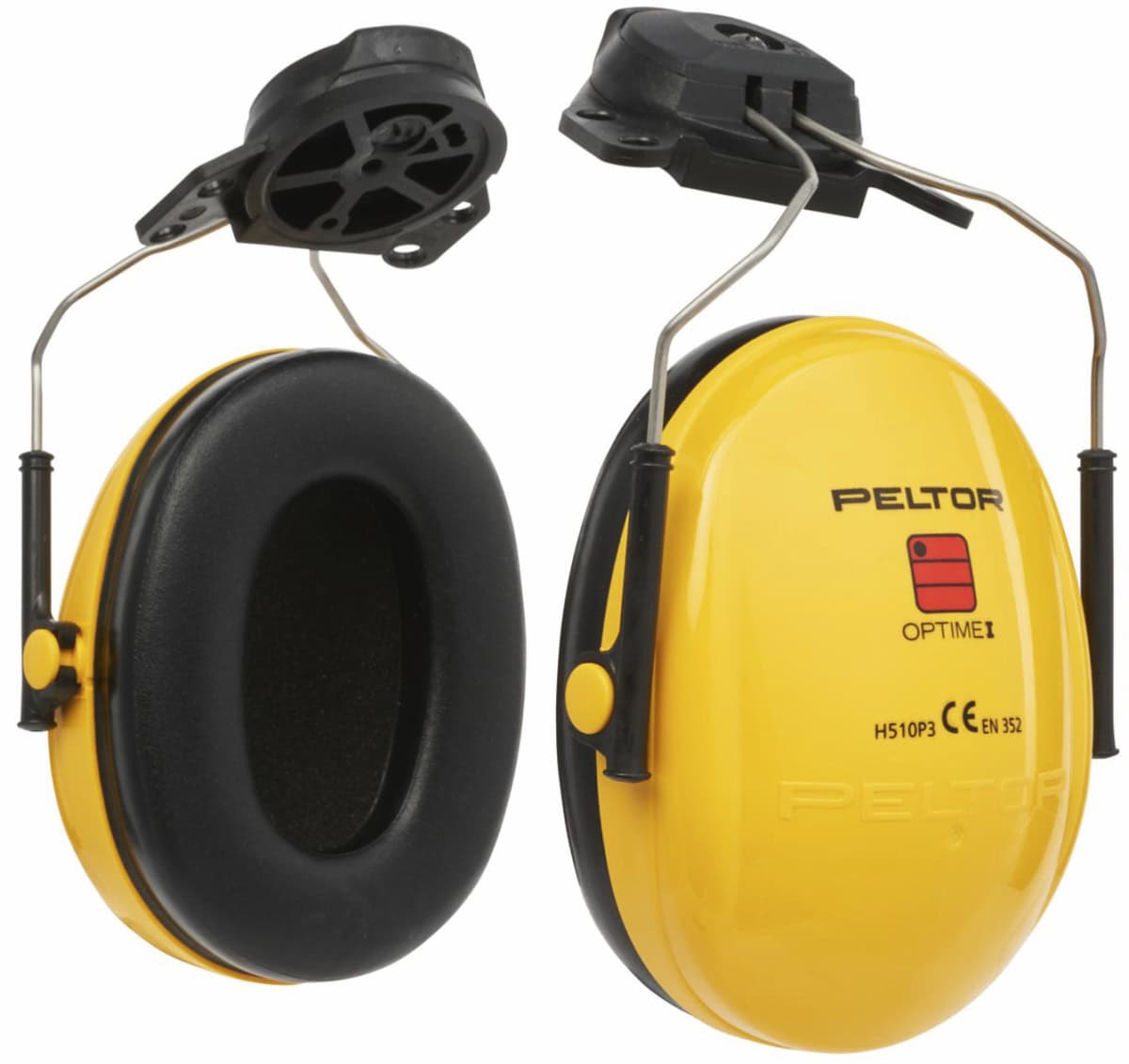 3M™ Peltor™ Optime™ I H510P3E, SNR = 26 dB, Gelb/Schwarz, Helmkapselgehörschutz für laute Arbeitsumgebungen