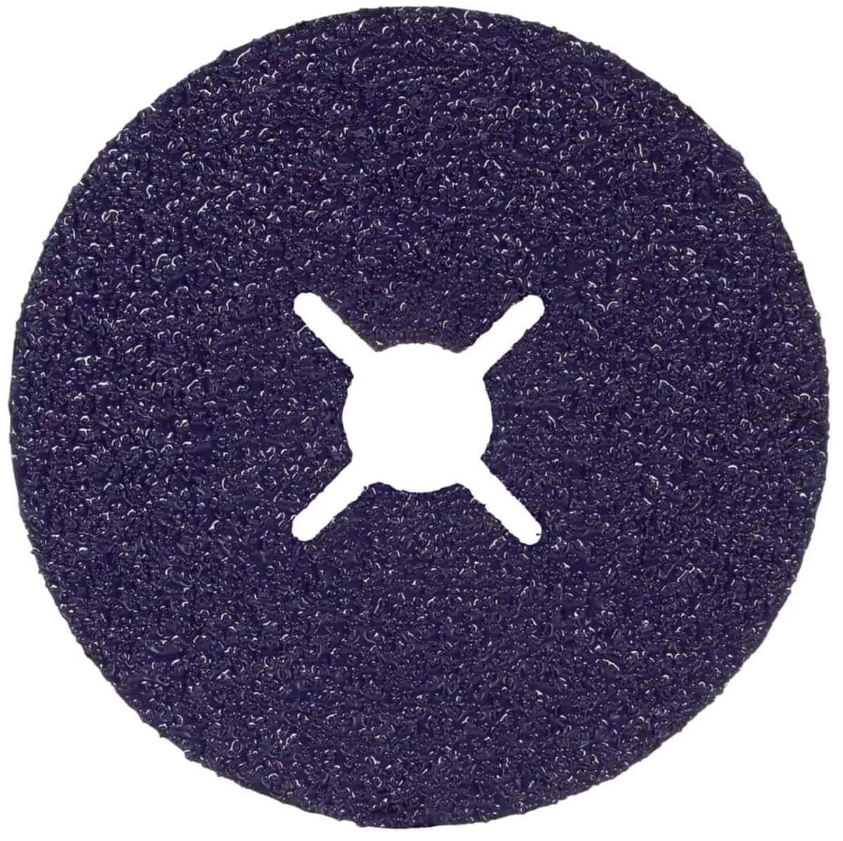3M™ Cubitron™ 3 1182C Fiberscheibe 67088, Ø 125 mm x ø 22 mm, 80+, 12.250 U./Min., Geschlitzt, Vulkanfiber, Präzisions-Keramikkorn, Für Metall Universal