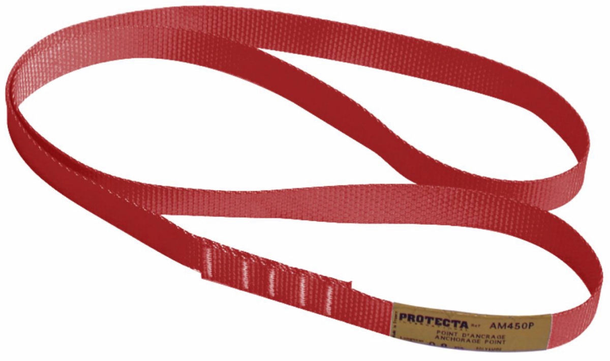 3M™ Protecta® Anschlagschlinge AM450/100, 1 m, 0,12 Kg, Rot, Anschlagschlinge aus Polyamid Gurtband für mobile Anschlageinrichtung