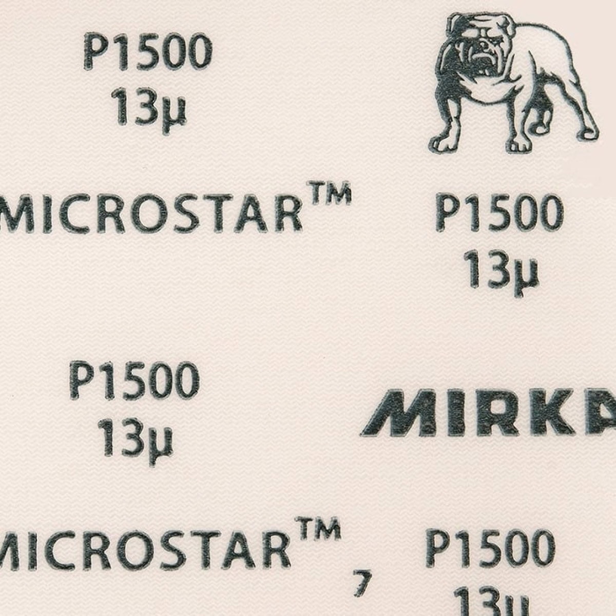 Mirka® Microstar FM62205081, Ø 150 mm, P800, Ungelocht, Kletthaftend, Schleifscheibe mit Aluminiumkorn