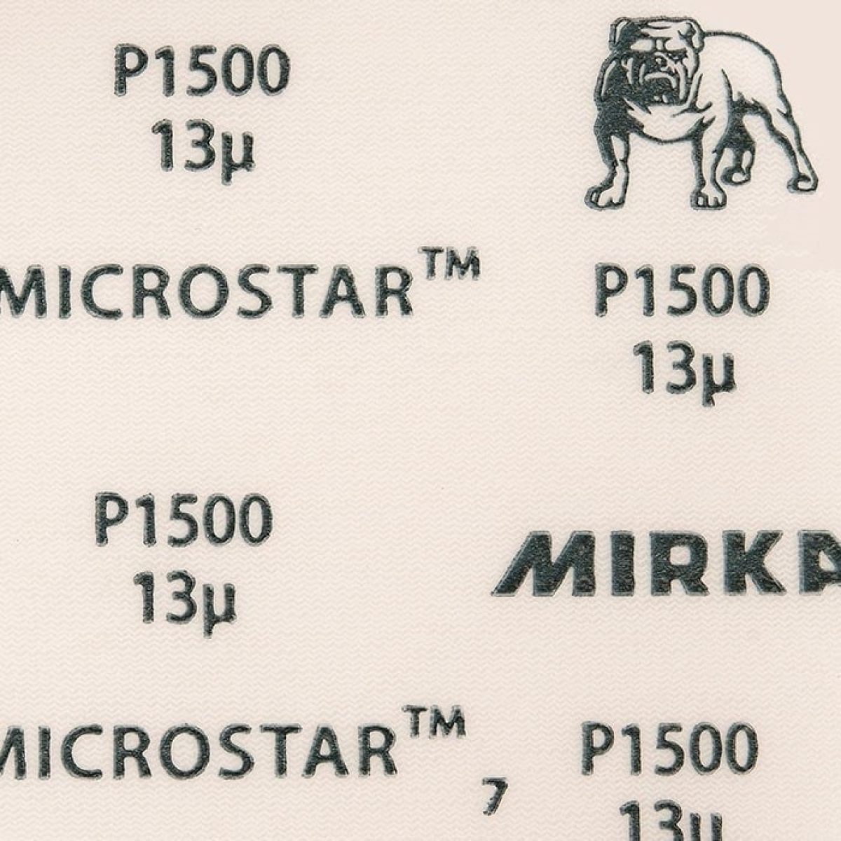 Mirka® Microstar FM62205095, Ø 150 mm, P2000, Ungelocht, Kletthaftend, Schleifscheibe mit Aluminiumkorn