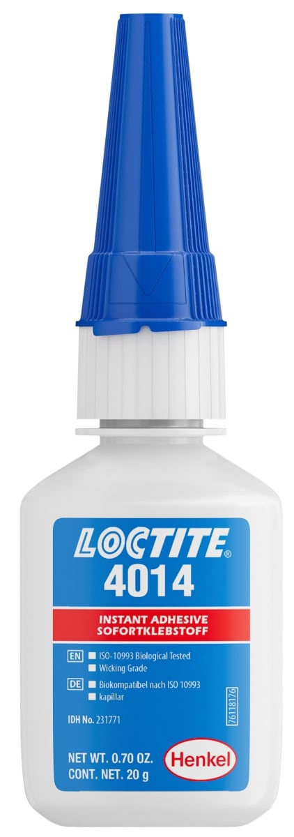 Henkel™ Loctite® 4014 Sofortklebstoff, 20 g, Transparent, 231771, Für Medizinprodukte geeignet