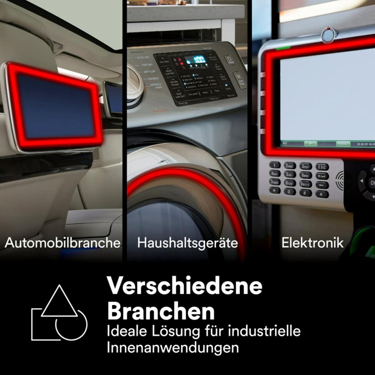 3M™ VHB™ LVO-160BF Doppelseitiges Klebeband LVO-160/25/33, 25 mm x 33 m, 1,6 mm, Schwarz, Folien Abdeckung, Geringe VOC Werte, Für KFZ Bau und Haushaltselektronik