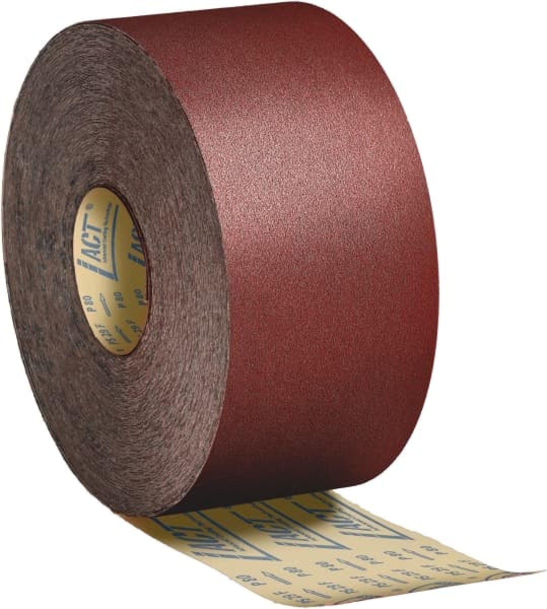 KLINGSPOR PS 29 F ACT Papier Schleifrolle 302592, 115 mm x 50 m, P80, A, Ohne Haftung, Aluminiumkorn, Für Farbe, Lack und Holz