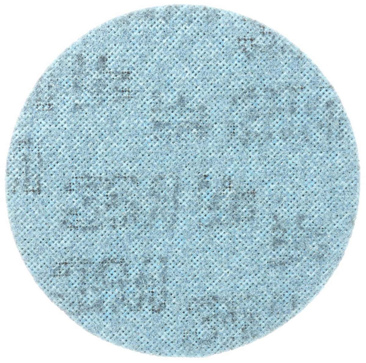 3M™ Scotch-Brite™ Vliesscheibe SC-DH 65339, Ø 125 mm, P600 - 1000, Very fine, Metall & Edelstahl — Entgraten, Reinigen, Finish, Blau, A, 8.000 U./Min., Kletthaftend, Ohne Zentrierloch