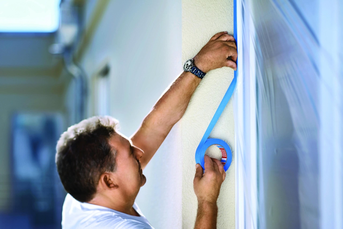 tesa® Professional 4440, 50 mm x 50 m, 0,11 mm, Blau, Präzisionskrepp Außen UV PLUS