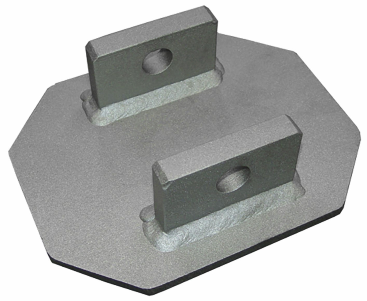 3M™ DBI-SALA® Adapter Platte zum Anschrauben 8569819, 19,3 Kg, Verzinkter Stahl, Für Arbeiten mit dem mobilen Absturzsicherungsmast (PFAS)