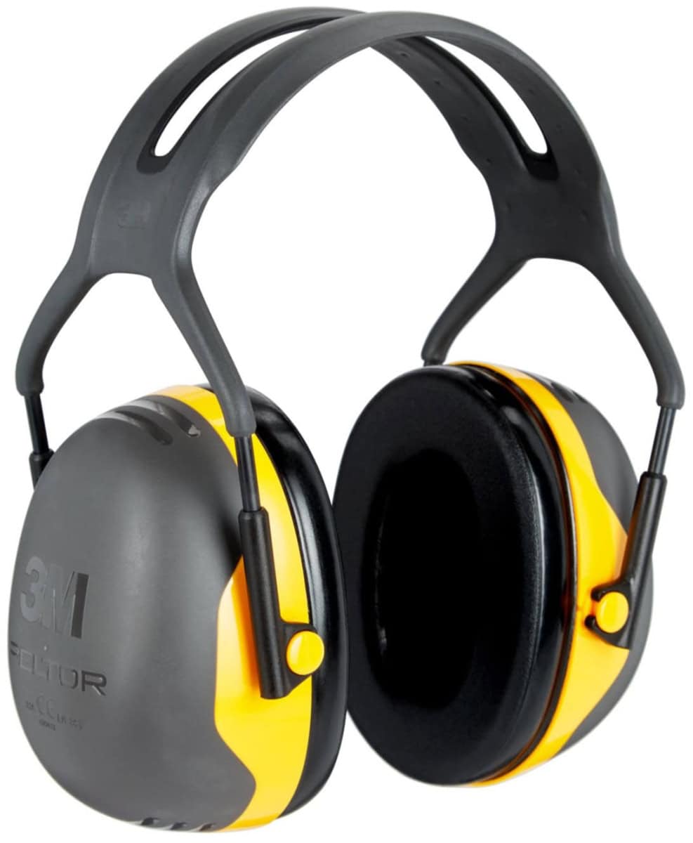 3M™ PELTOR™ X2A-1 Kapselgehörschutz, Für sehr laute Arbeitsumgebungen, SNR = 31 dB, Gelb/Schwarz, Kopfbügel, Einzelhandelsverpackung
